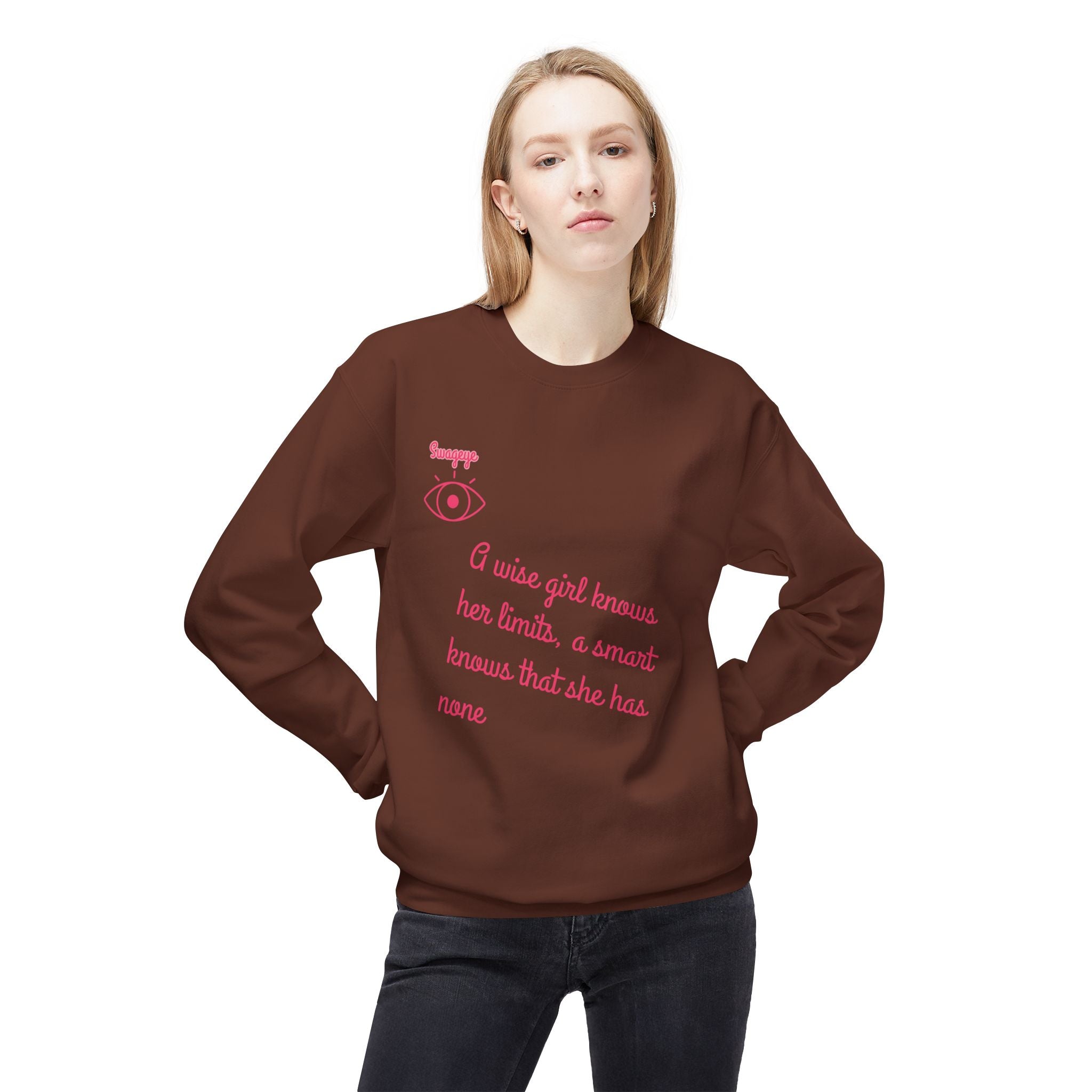 Swageye Smart Girl Fleece Crewneck Sweatshirt