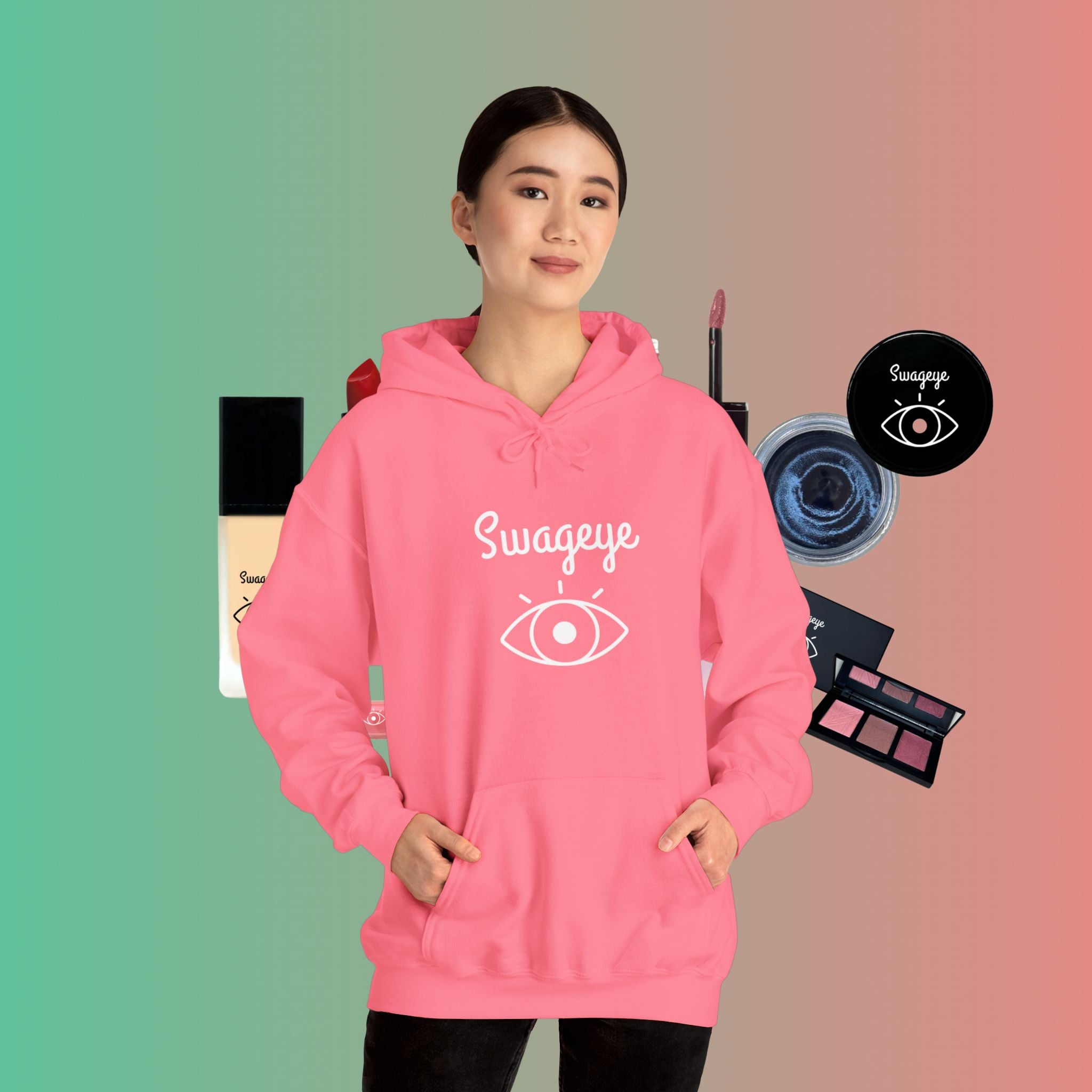 Swageye Hoodie White Logo