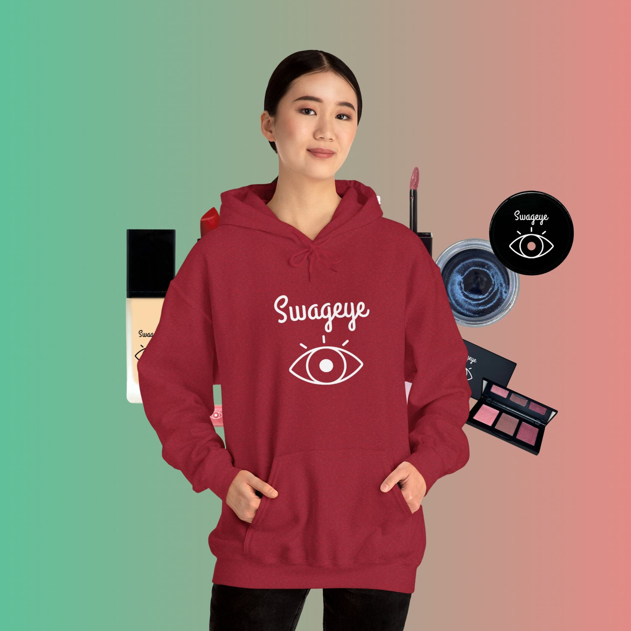 Swageye Hoodie White Logo