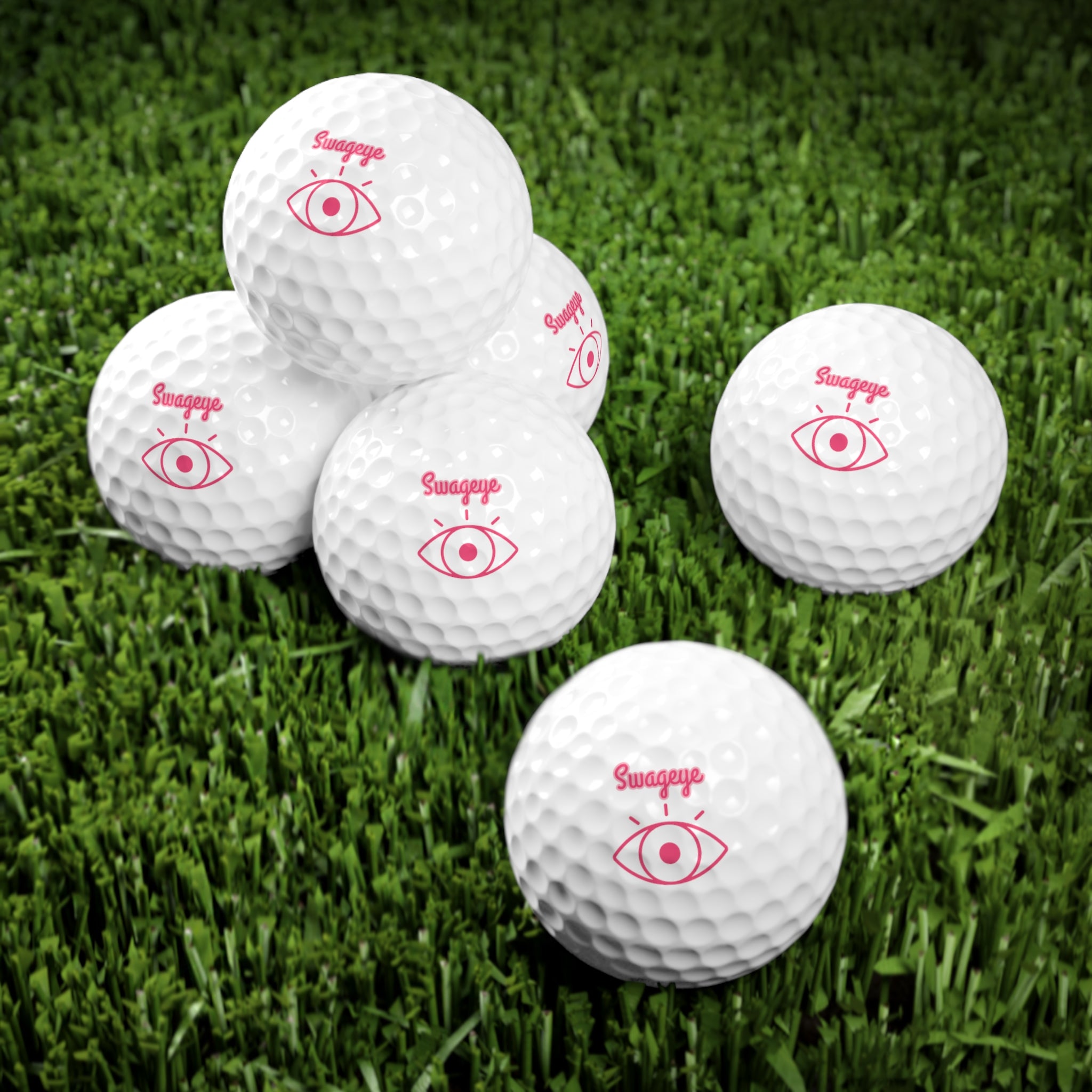 Golf Balls - Swageye Design, 6pcs