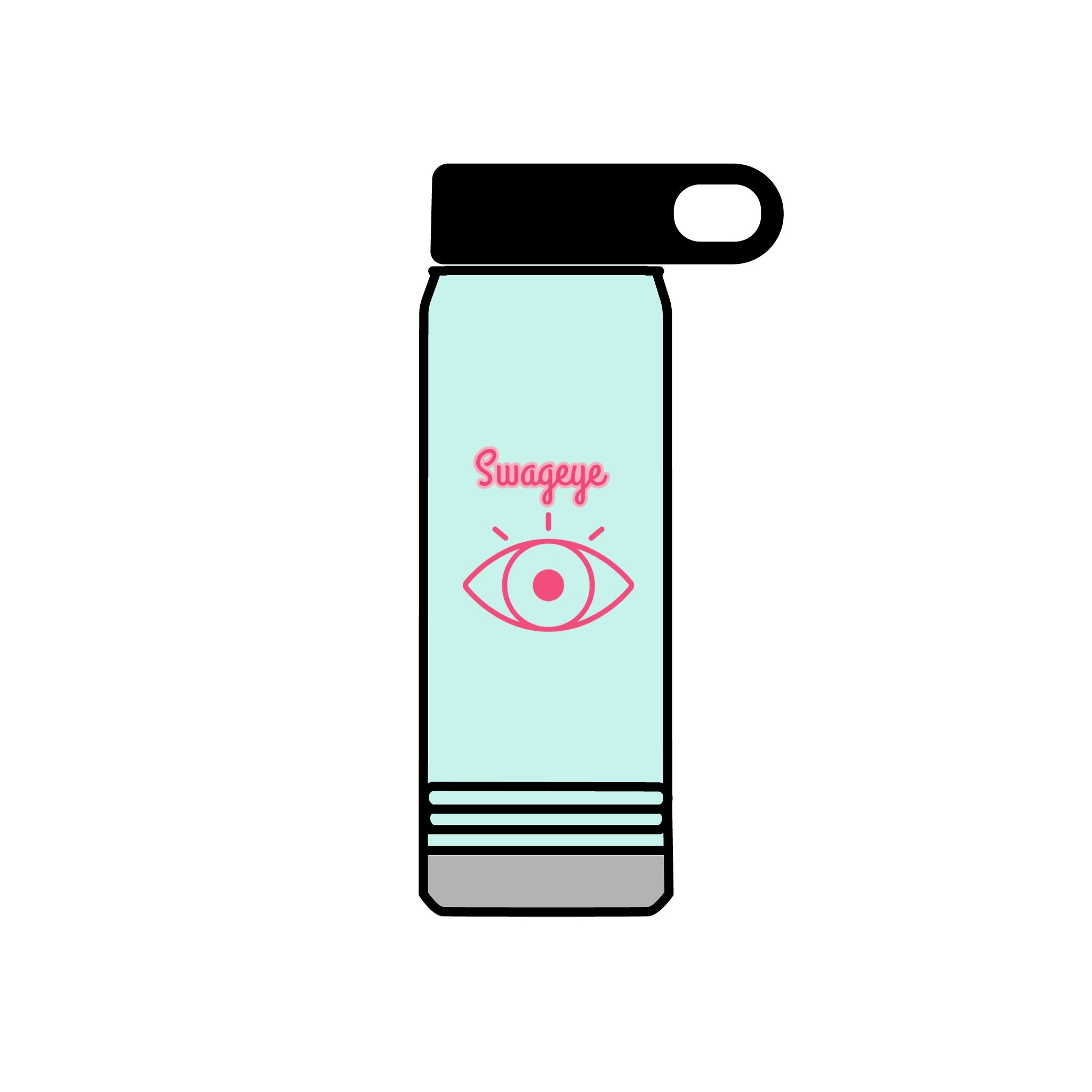 Swageye Fun Fitness Water Bottle, 20oz