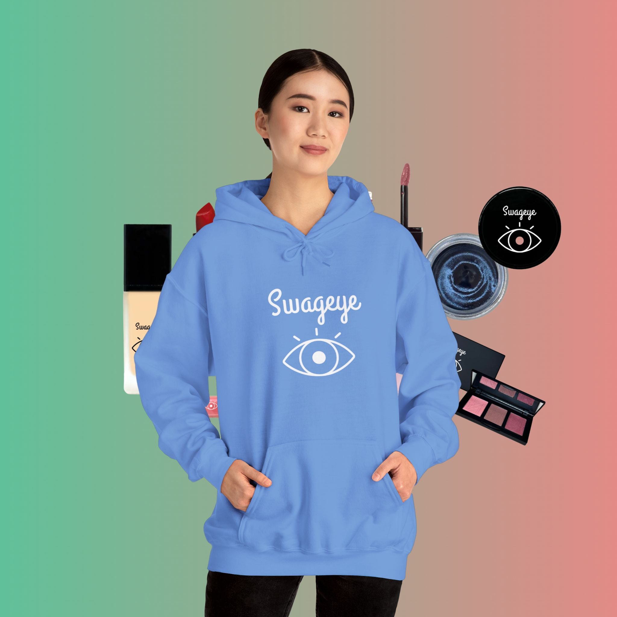 Swageye Hoodie White Logo