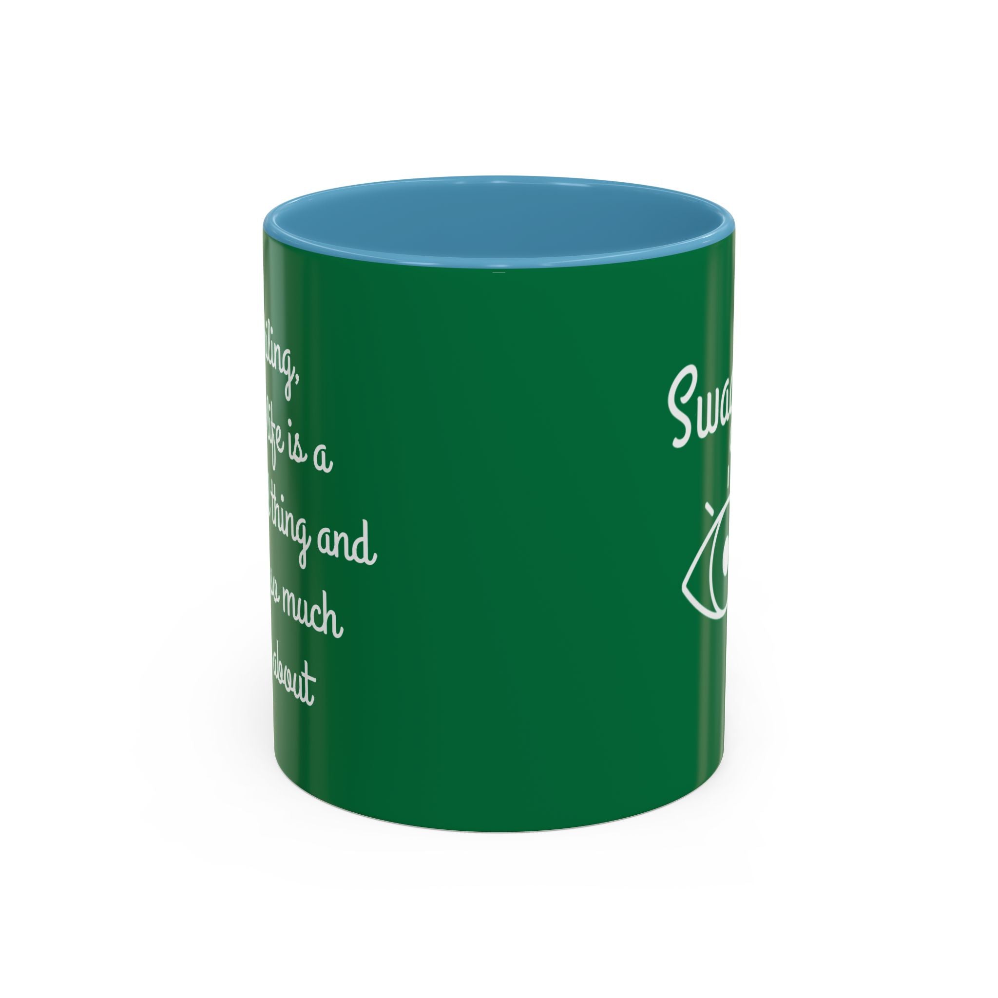 Mug - Keep Smiling Quote Accent Coffee Mug (11, 15oz)