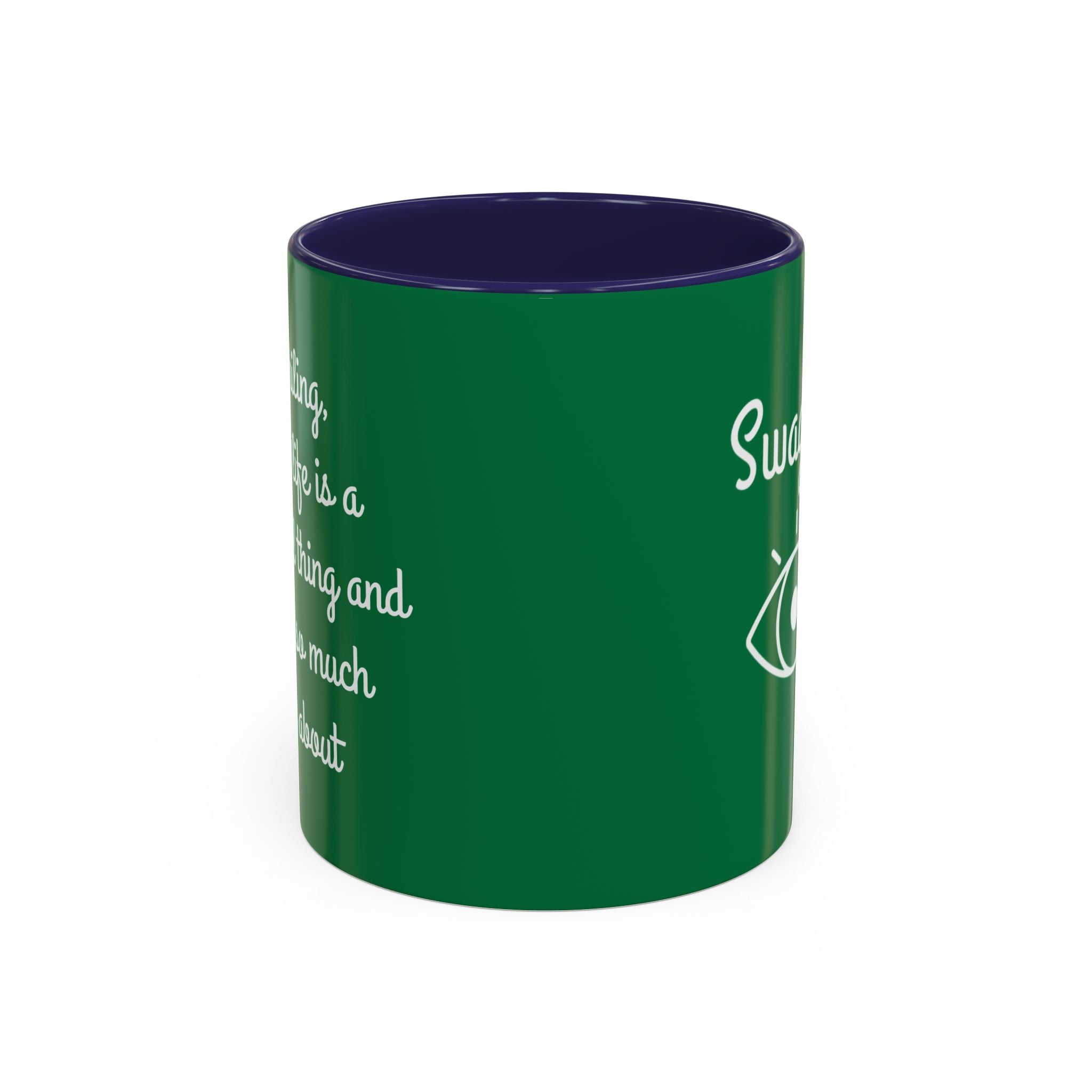 Mug - Keep Smiling Quote Accent Coffee Mug (11, 15oz)