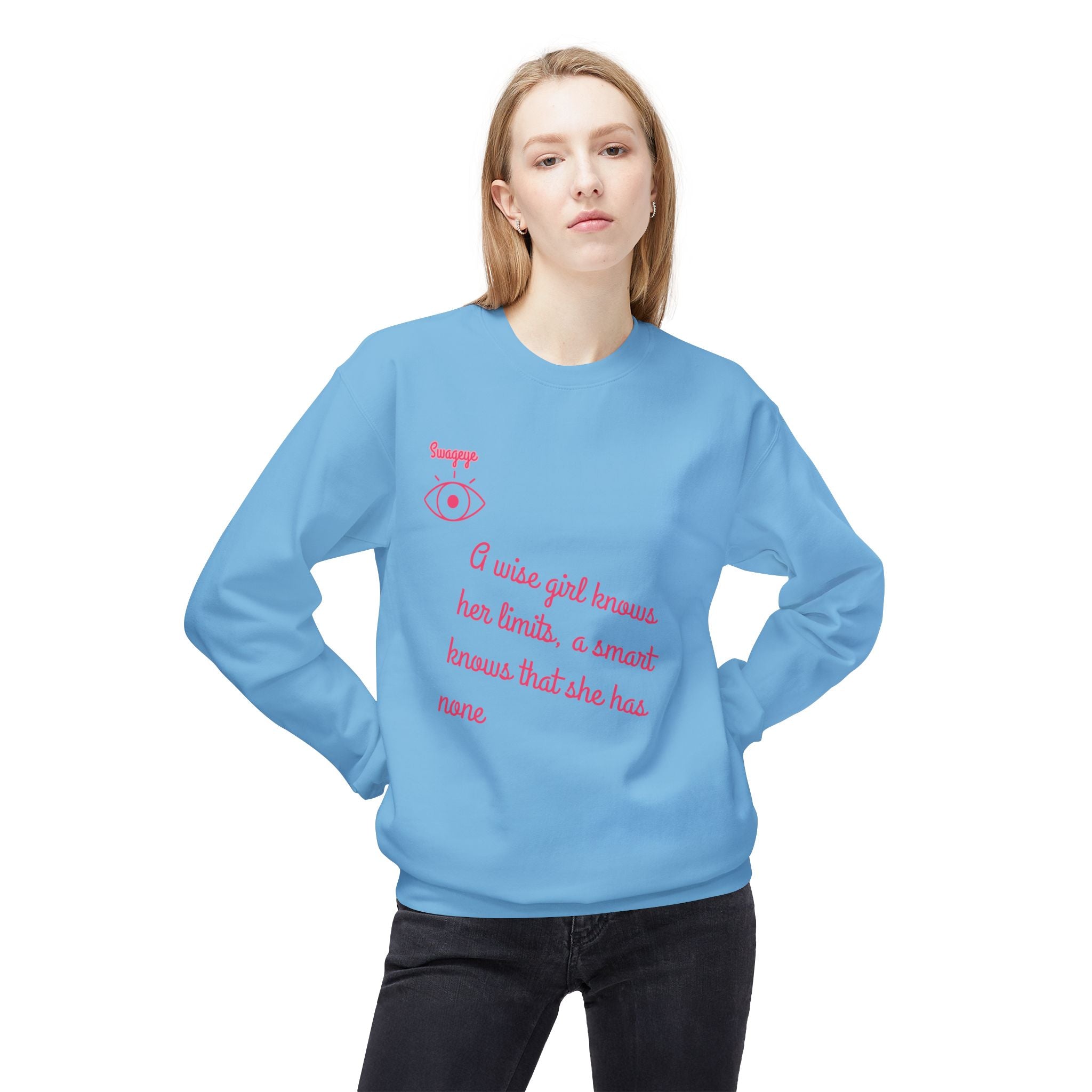 Swageye Smart Girl Fleece Crewneck Sweatshirt