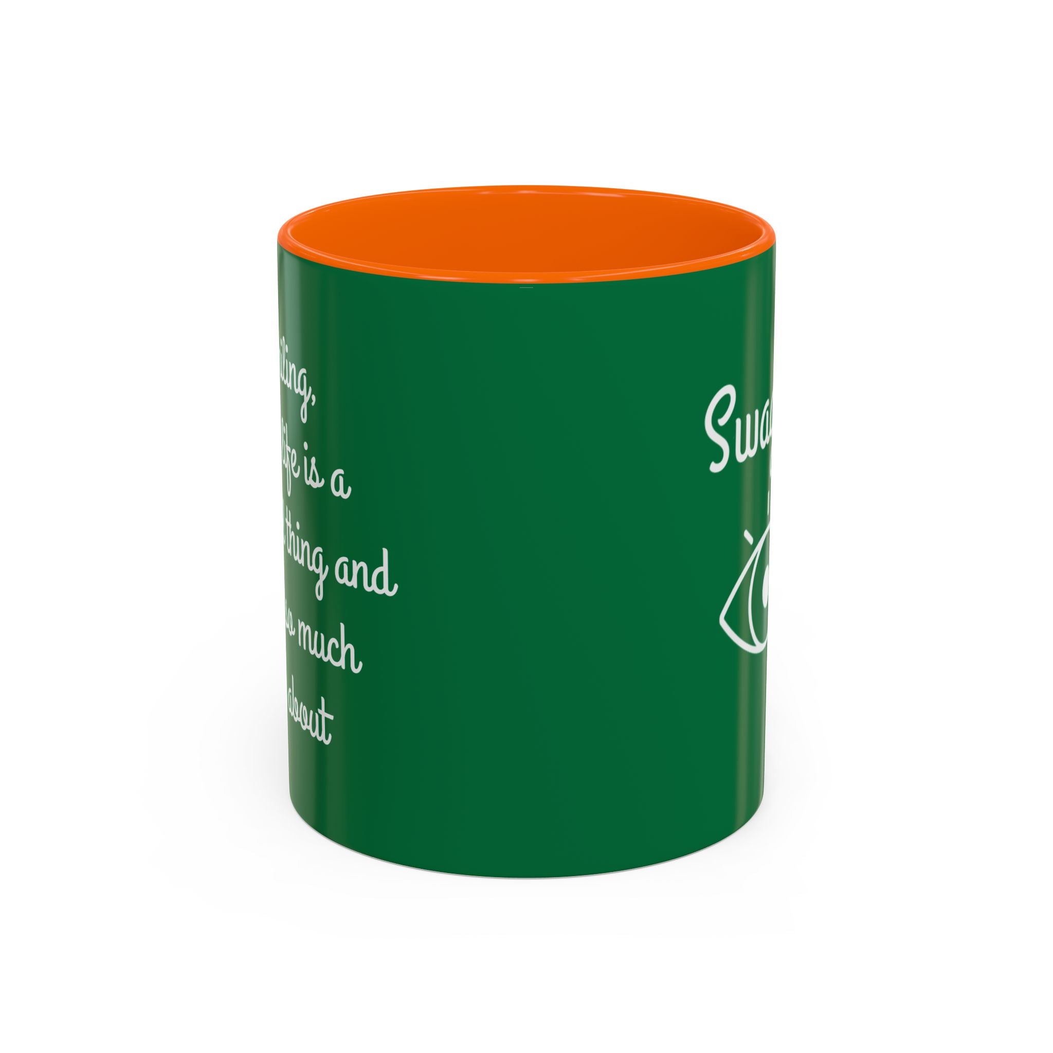 Mug - Keep Smiling Quote Accent Coffee Mug (11, 15oz)