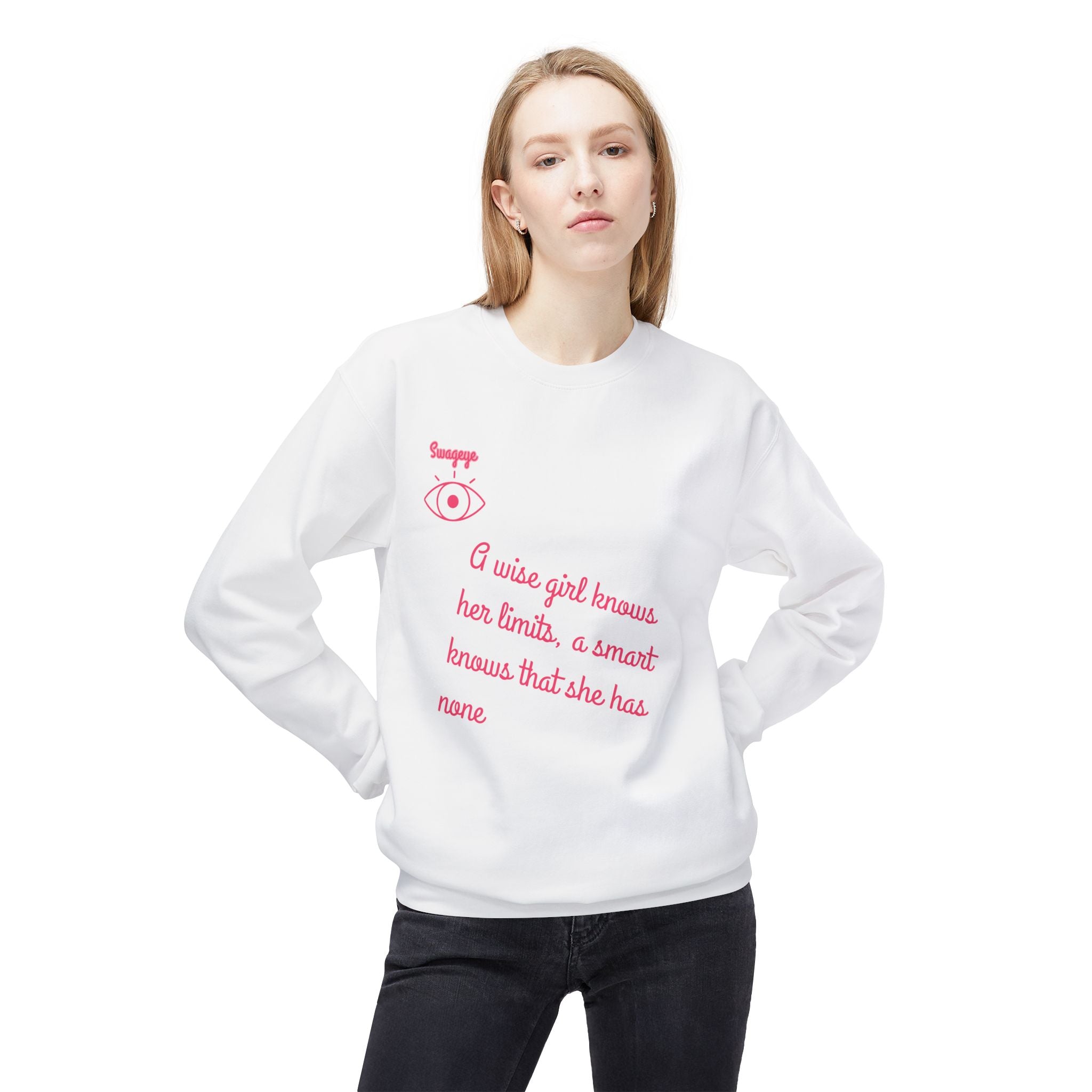 Swageye Smart Girl Fleece Crewneck Sweatshirt