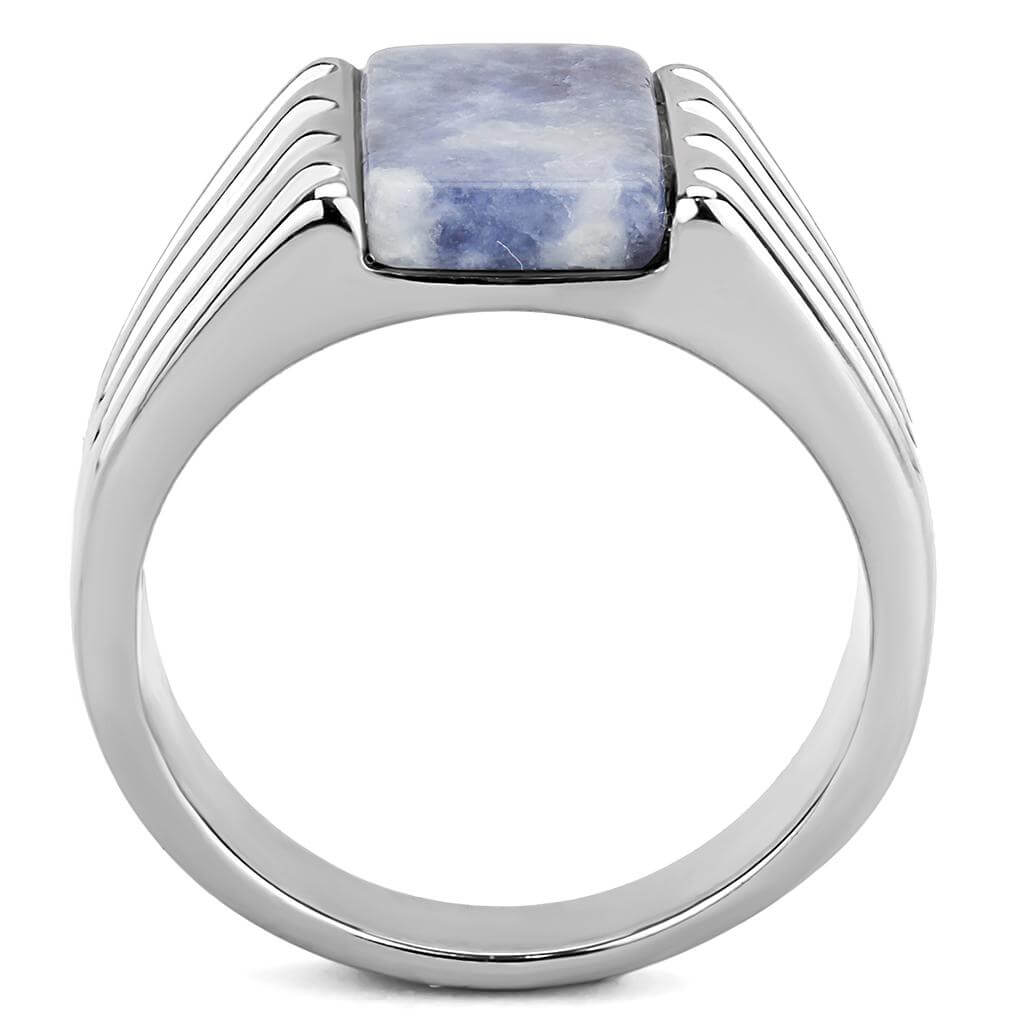 TK1799 - High polished (no plating) Stainless Steel Ring with