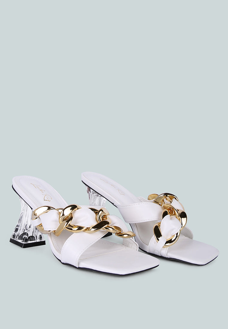 Wandy Link Chain Embellished Sandals