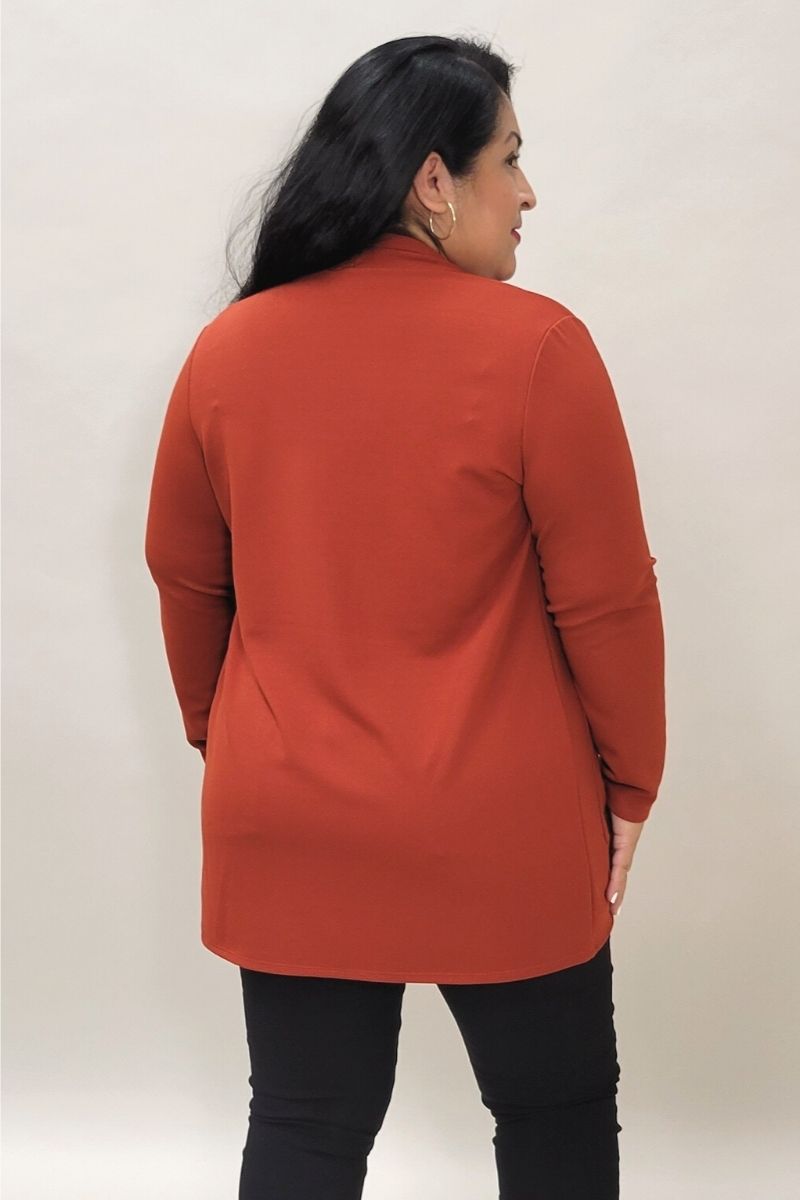 Light, Solid Cardigan with Front Pockets